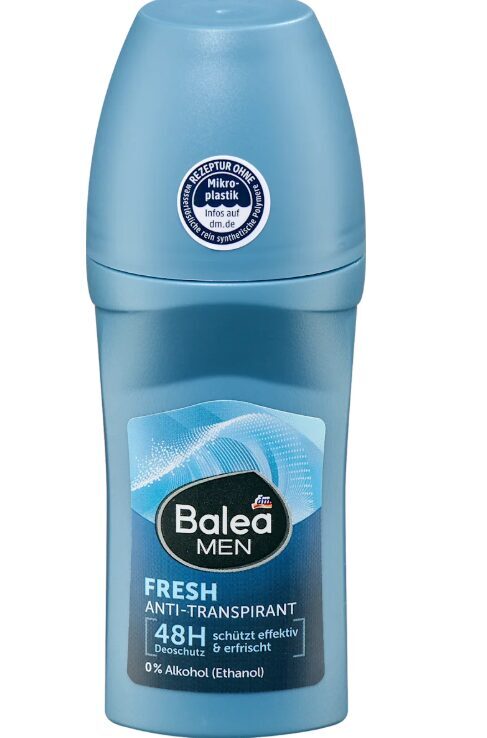 Balea MEN antiperspirants Roll On Fresh 50 ml, vegāns